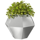 Plantekasse Sølv 100 x 100 x 80 cm Galvaniseret stål - Xlshop.dk