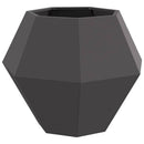 Plantekasse 2 pcs Sort 75 x 75 x 60 cm Stål