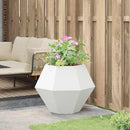 Plantekasse Hvid 75 x 75 x 60 cm Stål