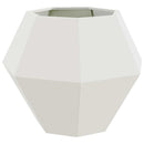 Plantekasse Hvid 75 x 75 x 60 cm Stål