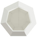 Plantekasse Hvid 75 x 75 x 60 cm Stål