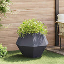 Plantekasse Antracit 75 x 75 x 60 cm Stål