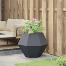 Plantekasse Antracit 75 x 75 x 60 cm Stål
