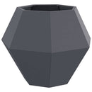 Plantekasse Antracit 75 x 75 x 60 cm Stål