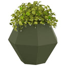 Plantekasse 2 pcs Oliven grøn 75 x 75 x 60 cm Stål