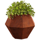 Plantekasse Rusten 75 x 75 x 60 cm Cortenstål