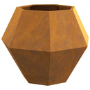 Plantekasse 2 pcs Rusten 75 x 75 x 60 cm Cortenstål