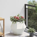 Plantekasse 2 pcs Hvid 50 x 50 x 40 cm Stål