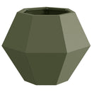 Plantekasse 2 pcs Oliven grøn 50 x 50 x 40 cm Stål