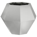 Plantekasse Sølv 50 x 50 x 40 cm Galvaniseret stål - Xlshop.dk