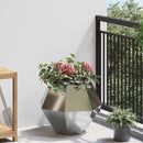Plantekasse 2 stk. Sølv 50 x 50 x 40 cm Galvaniseret stål - Xlshop.dk