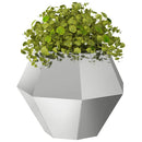 Plantekasse 2 stk. Sølv 50 x 50 x 40 cm Galvaniseret stål - Xlshop.dk