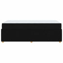 Sengestel med madras Sort 90 x 190 cm Stof