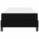 Box spring seng med madras Sort 90 x 190 cm Stof