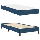 Box spring seng med madras Blå 90 x 190 cm Stof