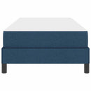 Box spring seng med madras Blå 90 x 190 cm Stof