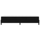 Box spring seng med madras Sort 100 x 200 cm Stof