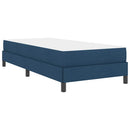 Box spring seng med madras Blå 100 x 200 cm Stof