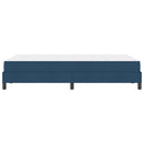 Box spring seng med madras Blå 120 x 190 cm Stof