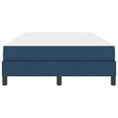 Box spring seng med madras Blå 120 x 200 cm Stof