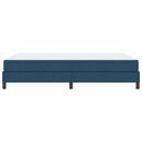 Box spring seng med madras Blå 140 x 190 cm Stof