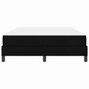 Box spring seng med madras Sort 140 x 200 cm Stof