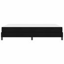 Box spring seng med madras Sort 140 x 200 cm Stof