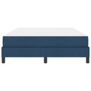 Box spring seng med madras Blå 140 x 200 cm Stof