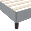 Box spring seng Lysegrå 180 x 200 cm Stof