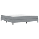 Box spring seng Lysegrå 180 x 200 cm Stof