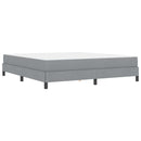 Box spring seng Lysegrå 180 x 200 cm Stof