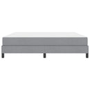 Box spring seng Lysegrå 180 x 200 cm Stof