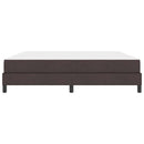 Box spring seng med madras Mørk Brun 180 x 200 cm Stof