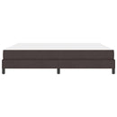 Box spring seng med madras Mørk Brun 180 x 200 cm Stof