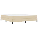 Box spring seng Creme 180 x 200 cm Stof