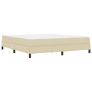 Box spring seng Creme 180 x 200 cm Stof