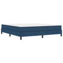 Box spring seng med madras Blå 180 x 200 cm Stof