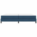 Box spring seng med madras Blå 200 x 200 cm Stof