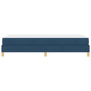 Box spring seng med madras Blå 100 x 200 cm Stof