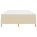 Box spring seng med madras Creme 120 x 190 cm Stof
