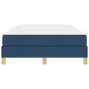 Box spring seng med madras Blå 120 x 190 cm Stof