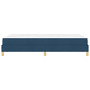 Box spring seng med madras Blå 120 x 190 cm Stof