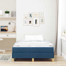 Box spring seng med madras Blå 120 x 200 cm Stof