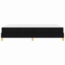 Box spring seng med madras Sort 140 x 190 cm Stof