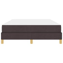 Box spring seng med madras Mørk Brun 140 x 200 cm Stof