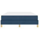 Box spring seng med madras Blå 140 x 200 cm Stof