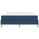 Box spring seng med madras Blå 160 x 200 cm Stof