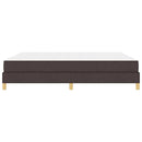 Box spring seng med madras Mørk Brun 180 x 200 cm Stof