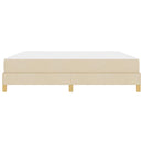 Box spring seng med madras Creme 180 x 200 cm Stof