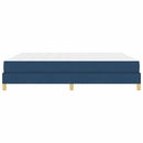Box spring seng med madras Blå 180 x 200 cm Stof